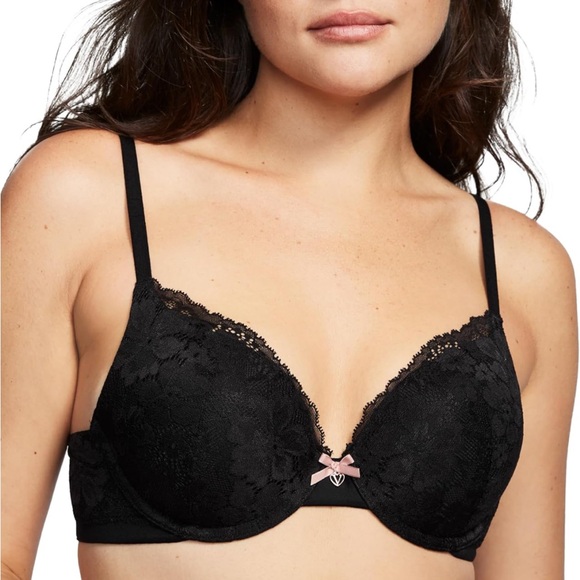 Victoria's Secret Body by Victoria Full Coverage Push Up Bra, Black 38C - Picture 2 of 4